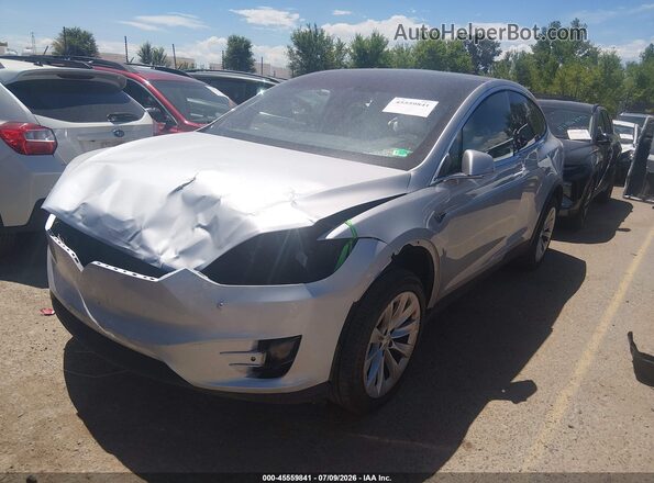 5YJXCBE27GF005722 2016 TESLA MODEL X Gray Передня ліва чверть