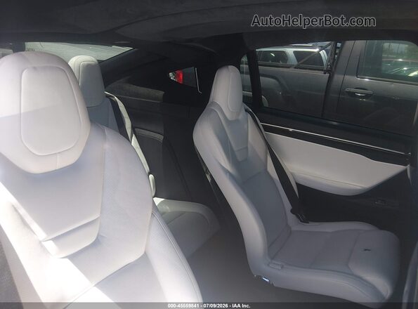 5YJXCBE27GF005722 2016 TESLA MODEL X Gray Вид наклейки з VIN-кодом