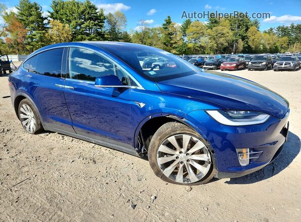 5YJXCBE27KF184885 2019 TESLA MODEL Синий Передняя правая четверть