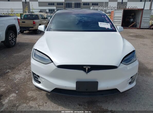 5YJXCBE27KF185972 2019 TESLA MODEL X White Вид щитка приладів