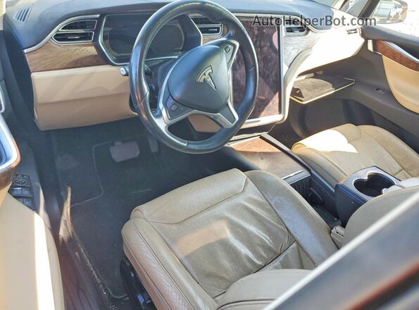 5YJXCBE28GF011111 2016 TESLA MODEL Желто-коричневый Вид панели приборов