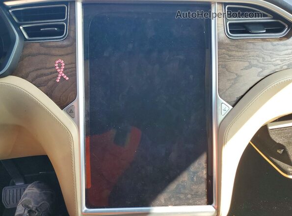 5YJXCBE28GF011111 2016 TESLA MODEL Желто-коричневый Вид щитка приборов
