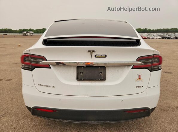 5YJXCBE28GF013425 2016 TESLA MODEL White Вид ззаду