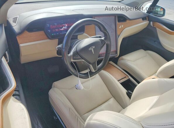 5YJXCBE28JF141476 2018 TESLA MODEL White Вид панелі приладів