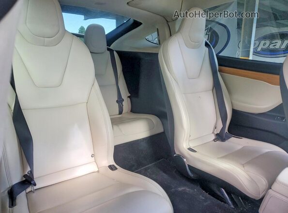5YJXCBE28JF141476 2018 TESLA MODEL White Вид задніх сидінь