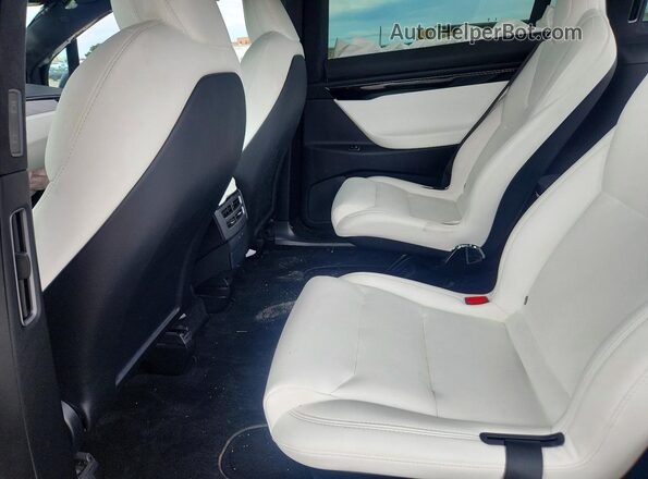 5YJXCBE28MF323229 2021 TESLA MODEL Gray უკანა სავარძლების ხედი