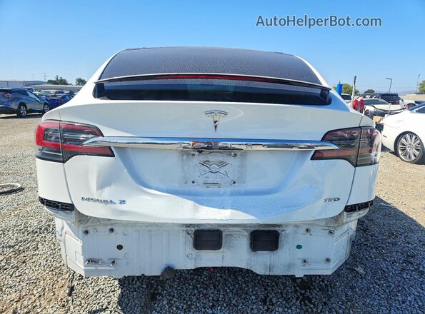 5YJXCBE2XHF076169 2017 TESLA MODEL White უკანა ხედი