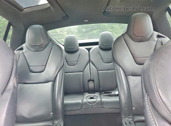 5YJXCBE40GF008995 2016 TESLA MODEL White Հետևի նստատեղերի տեսք