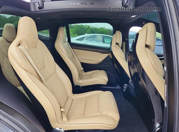 5YJXCBE44GF016355 2016 TESLA MODEL Black Вид задньої частини салону