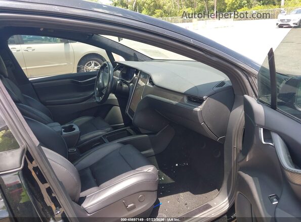 5YJXCBE44JF106662 2018 TESLA MODEL X Black Սալոնի դիմացի տեսք