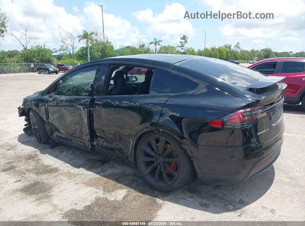 5YJXCBE44JF106662 2018 TESLA MODEL X Black Հետևի ձախ