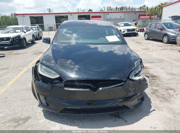 5YJXCBE44JF106662 2018 TESLA MODEL X Black Առջևի վահանակի տեսք