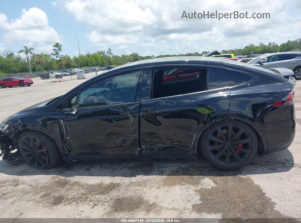 5YJXCBE44JF106662 2018 TESLA MODEL X Black Սալոնի հետևի տեսք