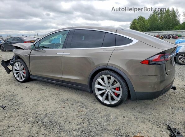 5YJXCBE45GF005753 2016 TESLA MODEL Золотой Задняя левая четверть