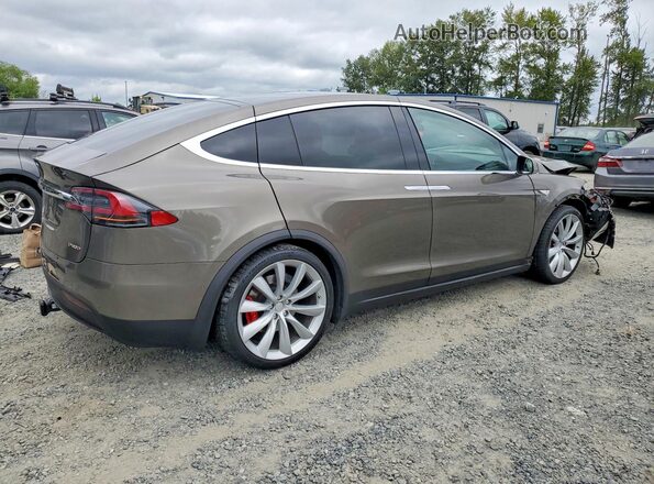 5YJXCBE45GF005753 2016 TESLA MODEL Золотой Задняя правая четверть
