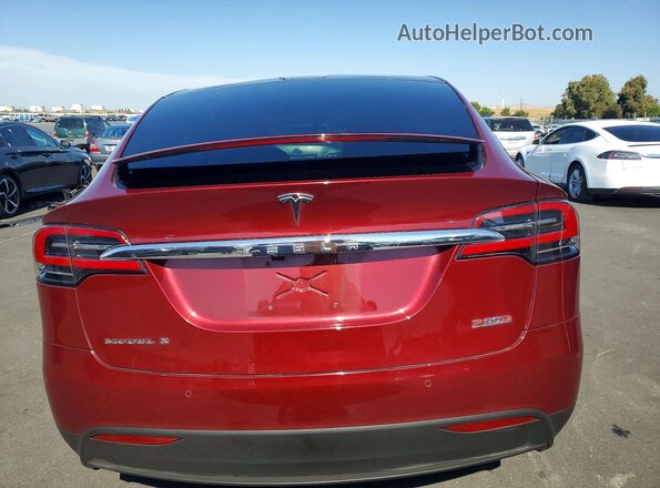 5YJXCBE46GFS00289 2016 TESLA MODEL Red Հետևի տեսք