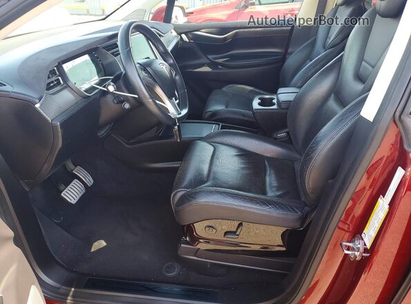 5YJXCBE46GFS00289 2016 TESLA MODEL Red Սալոնի դիմացի տեսք