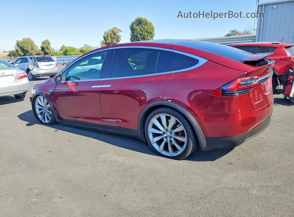 5YJXCBE46GFS00289 2016 TESLA MODEL Red Հետևի ձախ