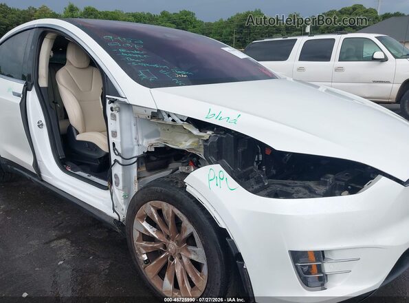 5YJXCDE20JF141306 2018 TESLA MODEL X White Դիմացի տեսք