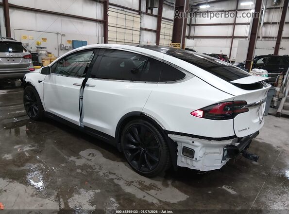 5YJXCDE23JF140599 2018 TESLA MODEL X 100D LONG RA Белый Задняя левая четверть