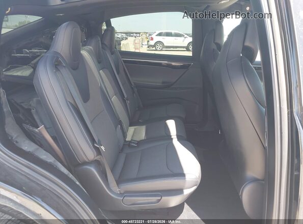 5YJXCDE2XHF077222 2017 TESLA MODEL X Black VIN კოდის სტიკერის ხედი