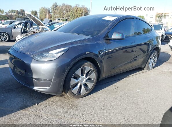 5YJYGAED3MF181652 2021 TESLA MODEL Y Gray Front left