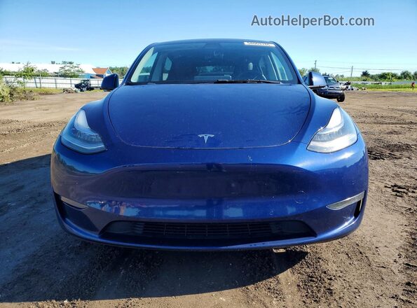 5YJYGAEE0MF236616 2021 TESLA MODEL Blue Vista frontal