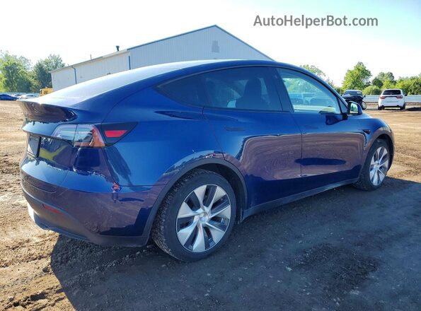 5YJYGAEE0MF236616 2021 TESLA MODEL Blue Trasero derecho