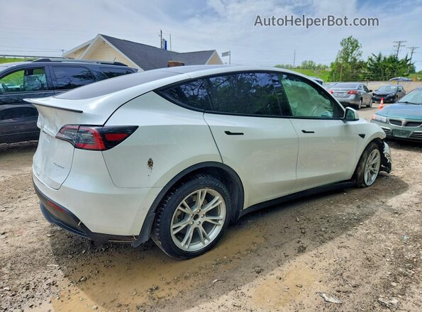 5YJYGAEE1MF263579 2021 TESLA MODEL White Задня права чверть