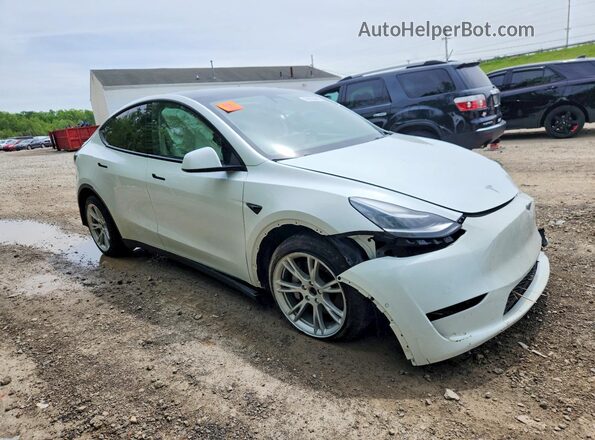 5YJYGAEE1MF263579 2021 TESLA MODEL White Передня права чверть