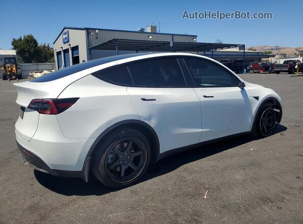 5YJYGAEE2MF189301 2021 TESLA MODEL Белый Задняя правая четверть