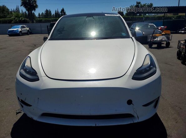 5YJYGAEE2MF189301 2021 TESLA MODEL Белый Вид спереди