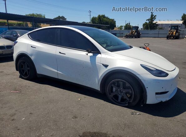5YJYGAEE2MF189301 2021 TESLA MODEL Белый Передняя правая четверть