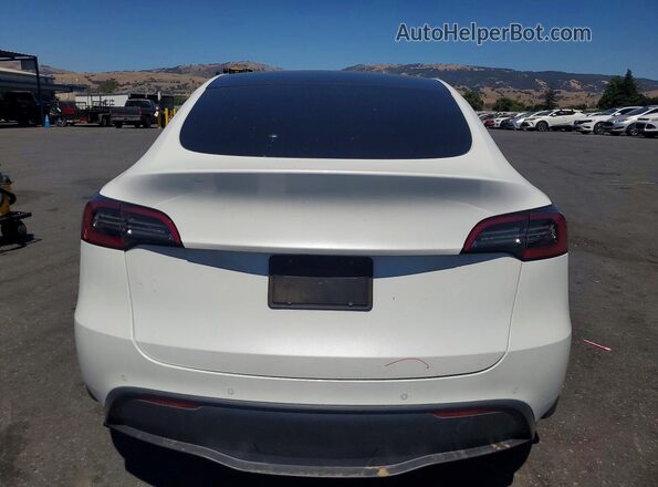 5YJYGAEE2MF189301 2021 TESLA MODEL Белый Вид сзади