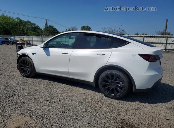 5YJYGAEE3MF136901 2021 TESLA MODEL Белый Задняя левая четверть