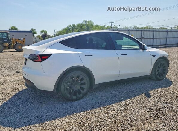 5YJYGAEE3MF136901 2021 TESLA MODEL Белый Задняя правая четверть