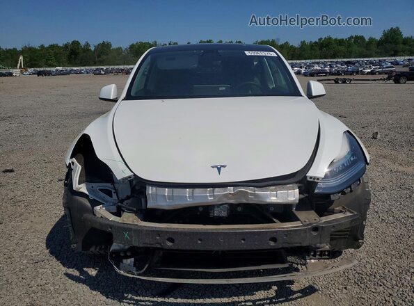 5YJYGAEE3MF136901 2021 TESLA MODEL Белый Вид спереди