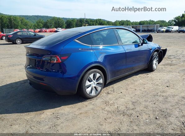 5YJYGAEE4MF122134 2021 TESLA MODEL Y Dark Blue Задня права чверть
