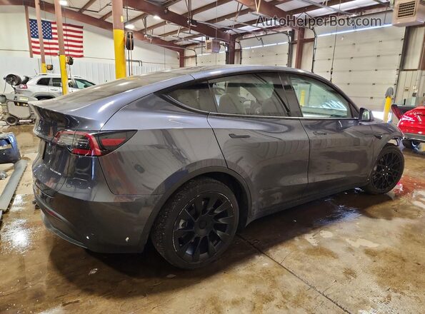 5YJYGAEE4MF193219 2021 TESLA MODEL Серый Задняя правая четверть