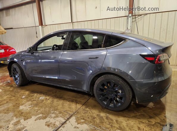 5YJYGAEE4MF193219 2021 TESLA MODEL Серый Задняя левая четверть
