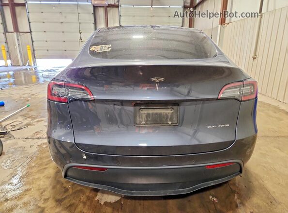 5YJYGAEE4MF193219 2021 TESLA MODEL Серый Вид сзади