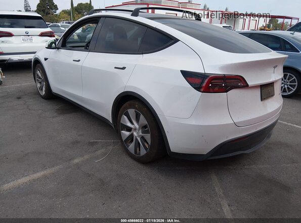 5YJYGAEE4MF234304 2021 TESLA MODEL Y Белый Задняя левая четверть