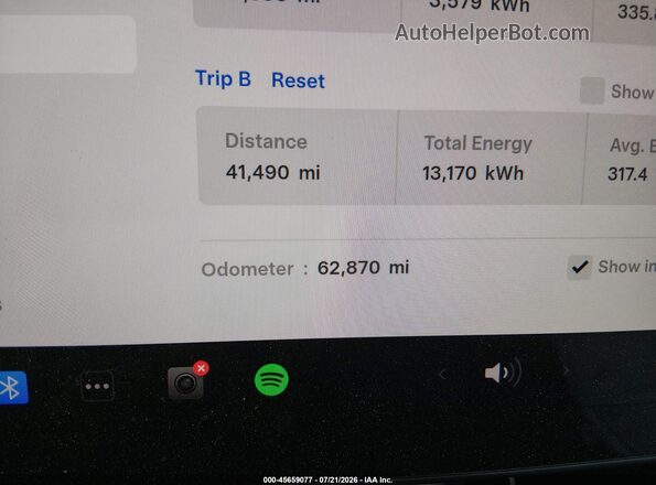 5YJYGAEE5MF136656 2021 TESLA MODEL Y Gray უკანა სავარძლების ხედი