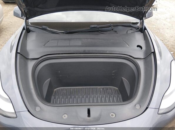 5YJYGAEE5MF136656 2021 TESLA MODEL Y Gray უკანა ხედი