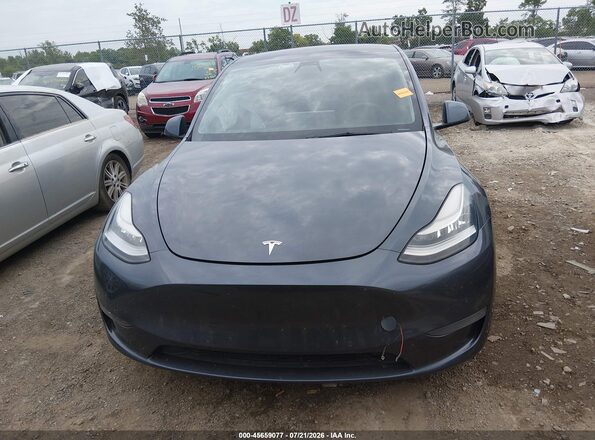 5YJYGAEE5MF136656 2021 TESLA MODEL Y Gray წინა პანელის ხედი