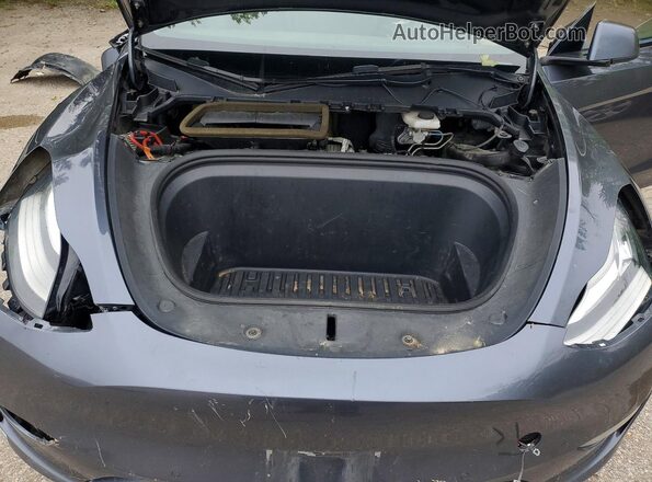 5YJYGAEE6MF131577 2021 TESLA MODEL Синий Вид задней части салона