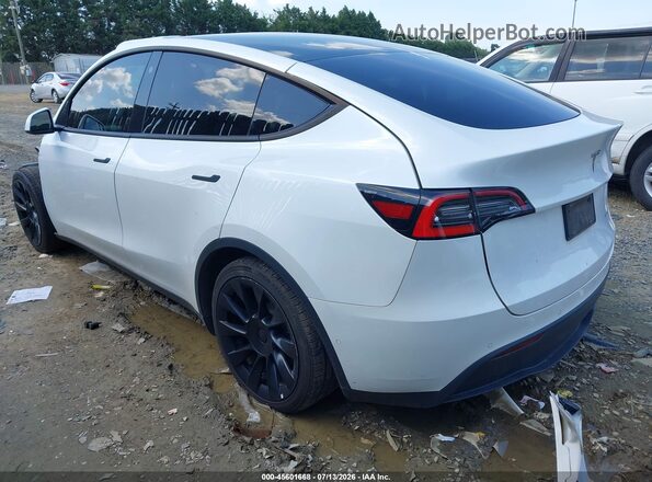 5YJYGAEE8MF115784 2021 TESLA MODEL Y White Հետևի ձախ