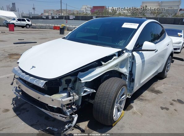 5YJYGAEE9MF259165 2021 TESLA MODEL Y Белый Вид спереди
