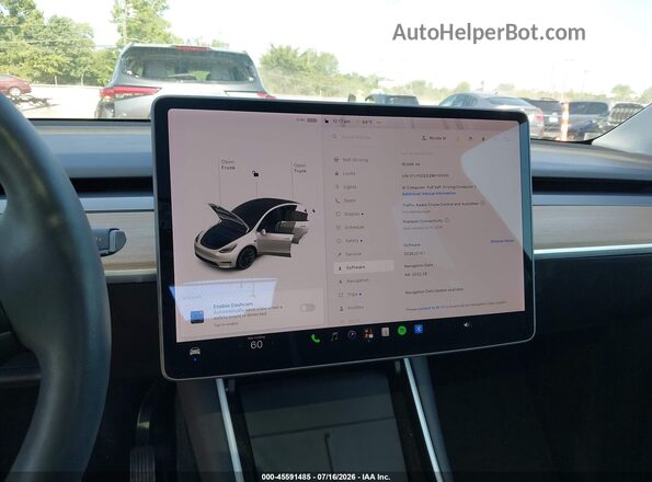 5YJYGDED2MF105910 2021 TESLA MODEL Y Белый 
