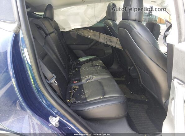 5YJYGDED7MF124291 2021 TESLA MODEL Y Синий Вид наклейки с VIN-кодом